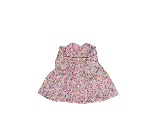 Světle růžové společenské květinové šaty Nutmeg