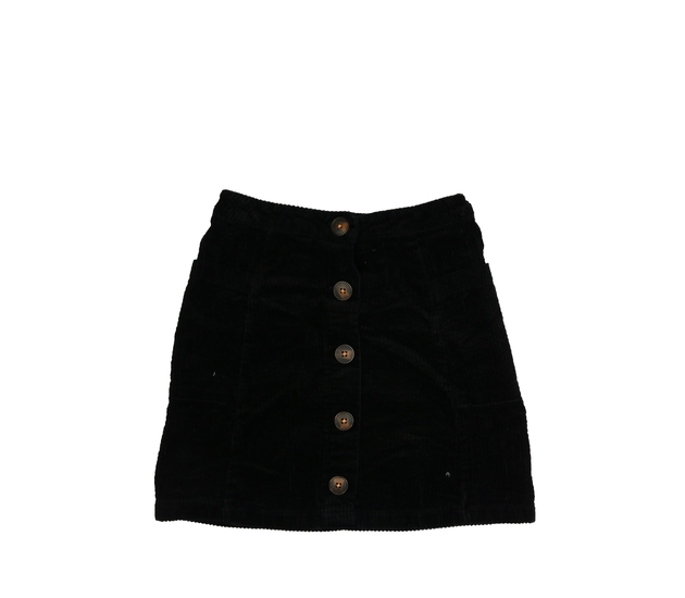 Černá manšestrová sukně Next