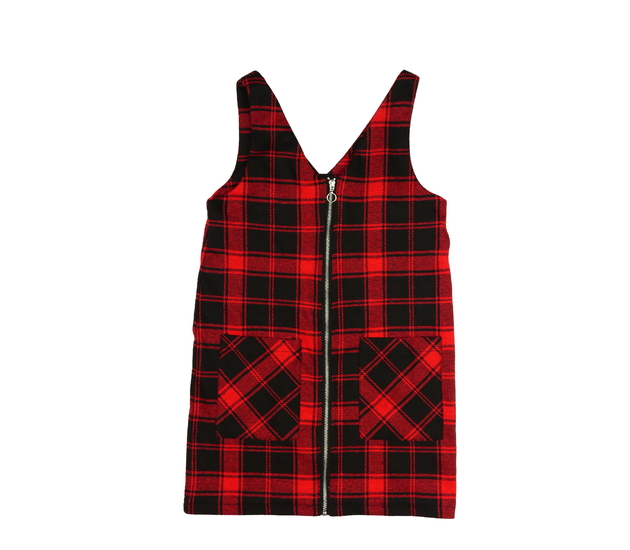 Červené kostkované šaty George