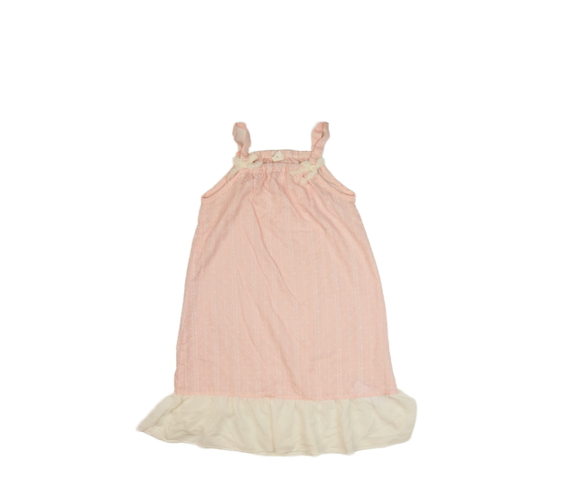 Smetanovo-růžové slabounké lehké šaty