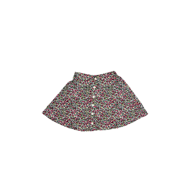 Černá květinová sukně 