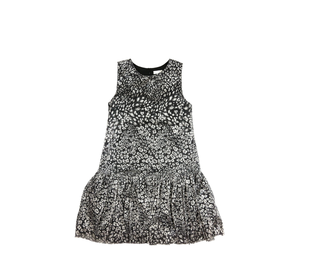 Stříbrné vzorované lehké šaty Next