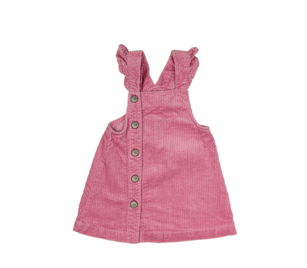 Růžové manšestrové šaty Mothercare