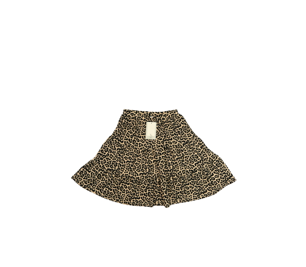 Nová hnědá vzorovaná sukně Tu