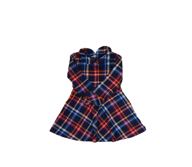 Tmavé vzorované šaty s límečkem Next