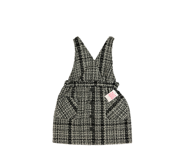 Nové černo-bílé teplé šaty 