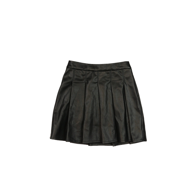 Černá koženková sukně F&F