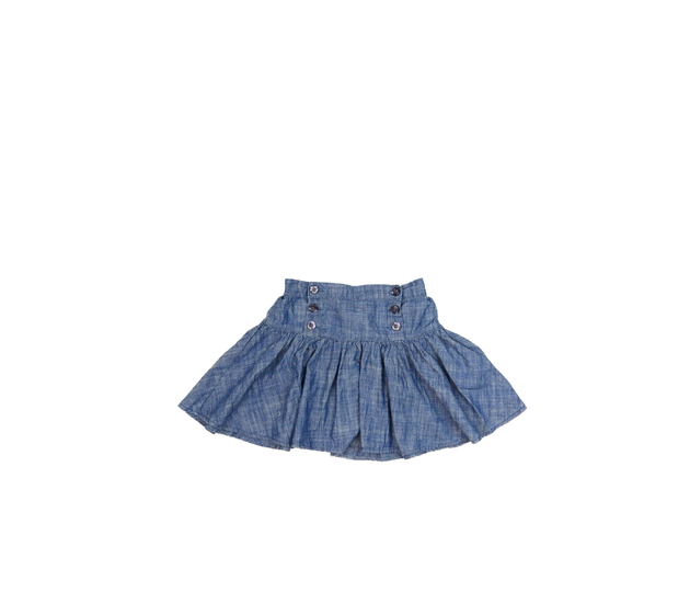 Modrá melírovaná riflová sukně Next