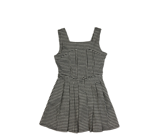 Černo-bílé krásné šaty s bočním zipem 