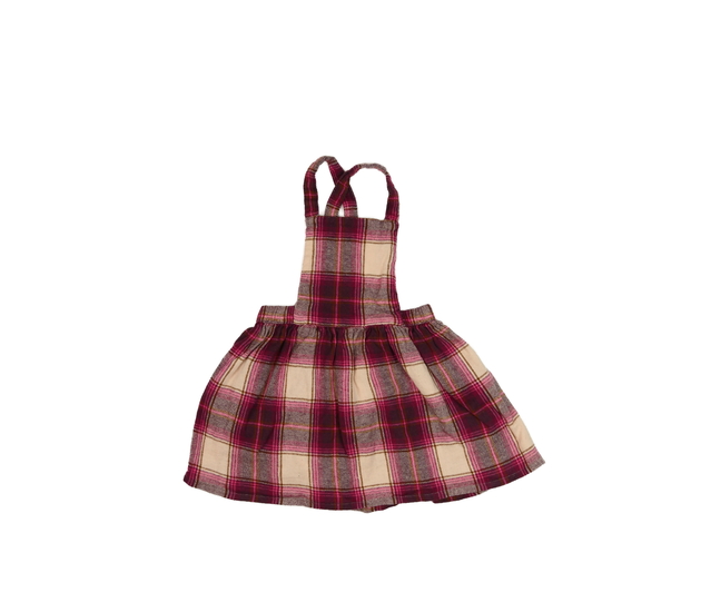 Růžové kostkované šaty F&F