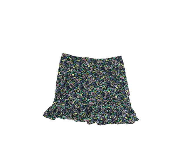 Černá květinová nabíraná sukně M&S