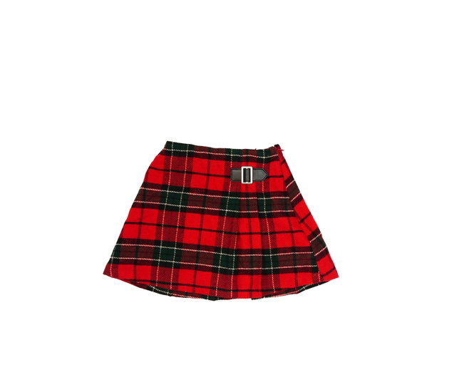 Nová červená kostkovaná teplá sukně Next