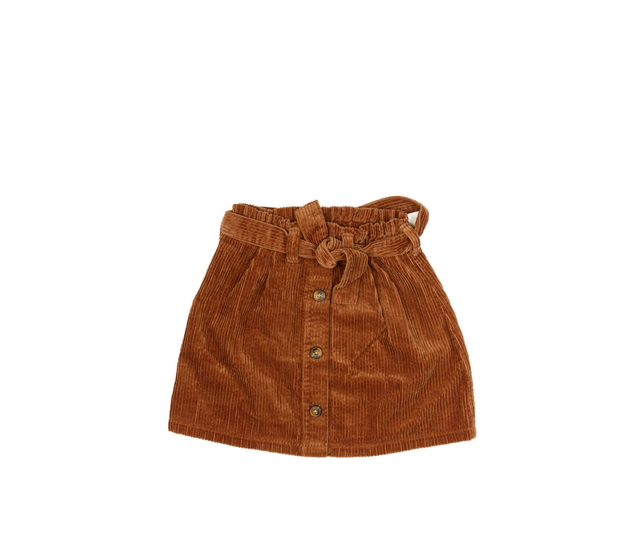 Hnědá manšestrová sukně Next