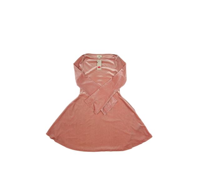 Nové růžové semišové šaty River Island