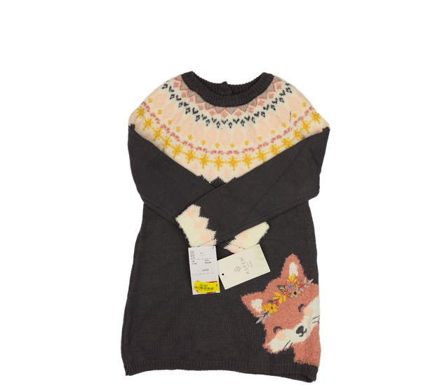 Nové svetrové šaty s liškou 