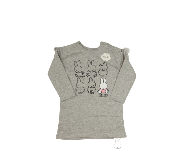 Nové šedé šaty se zajíčky George