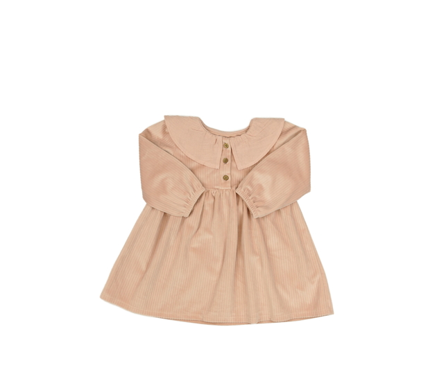 Pastelově růžové hebké šaty George