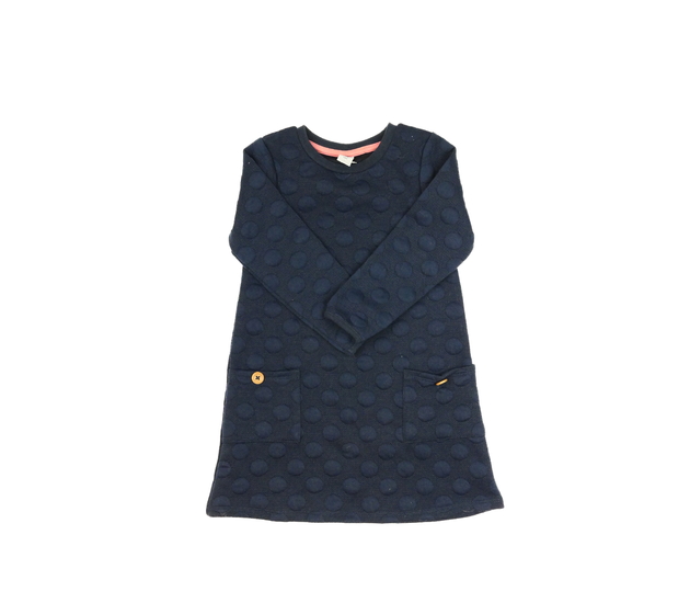 Tmavě modré teplé šaty Tu