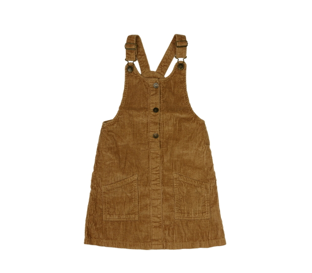 Hnědé manšestrové šaty F&F