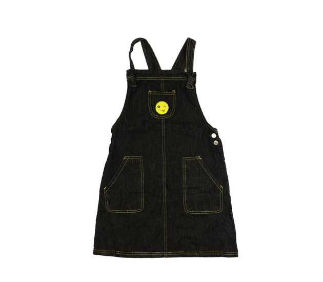 Tmavé riflové šaty 