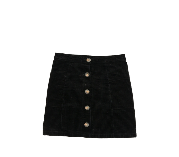 Černá manšestrová sukně Next