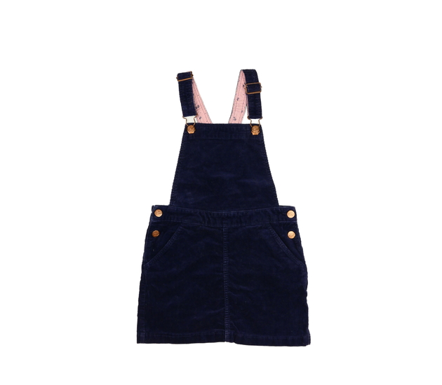 Tmavě modré manšestrové šaty 