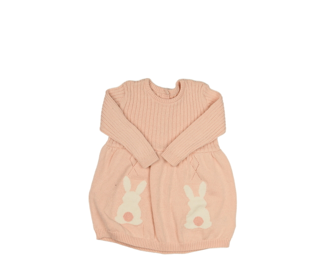 Růžové svetrové šaty Mothercare