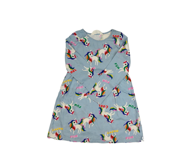 Modré šaty s jednorožci H&M