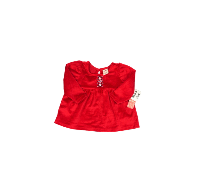 Nové červené semišové krátké šaty