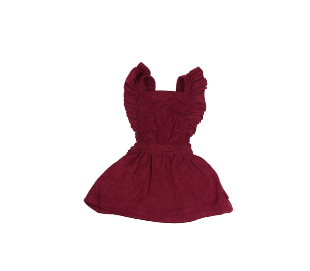 Bordo manšestrové šaty F&F