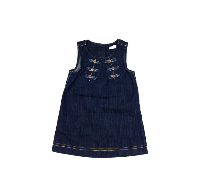 Modré riflové šaty Next