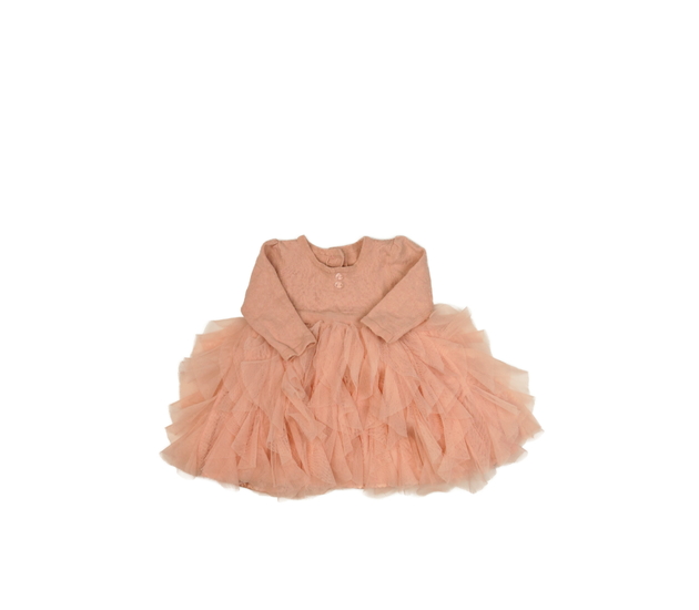 Růžové teplejší společenské šaty