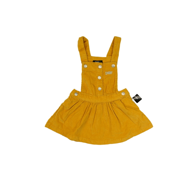 Nové hnědé manšestrové šaty DKNY