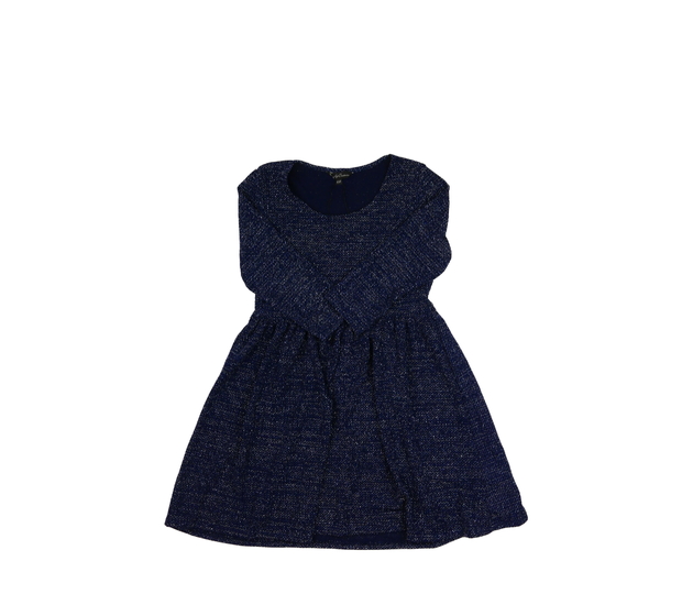 Modré lesklé slabé společenské šaty 