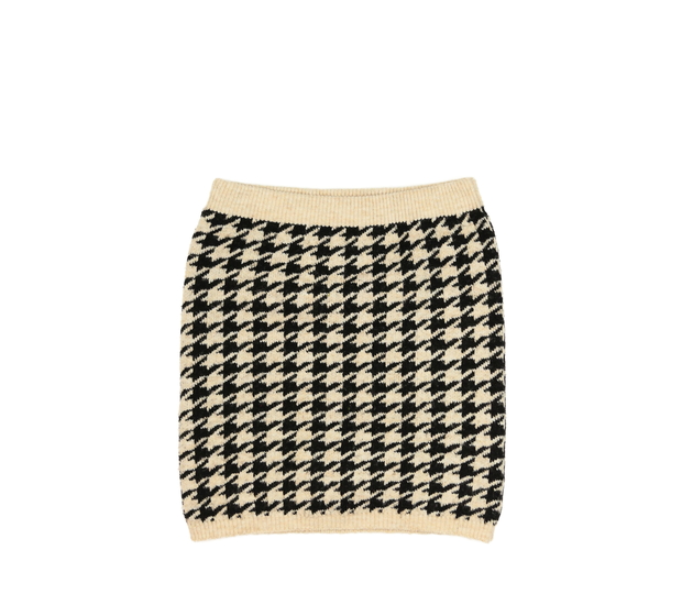 Teplá hnědo-černá vzorovaná sukně Primark