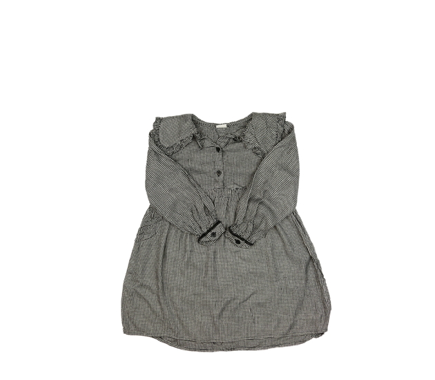 Černo-bílé společenské šaty s límečkem Next