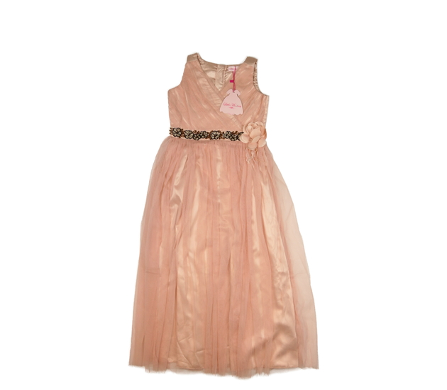 Nové růžové krásné společenské šaty