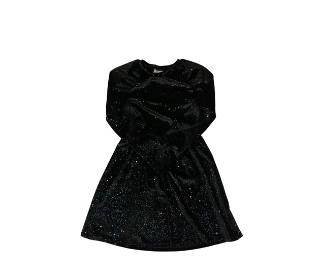 Černé společenské šaty s lesklými detaily 