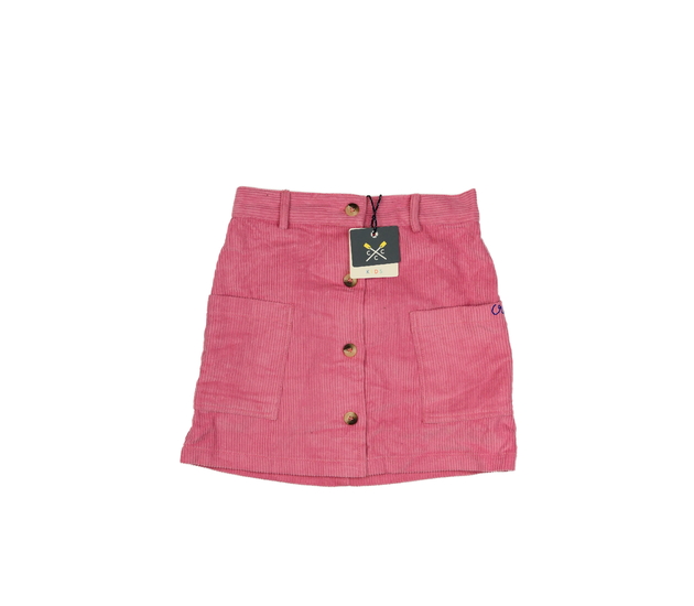 Nová růžová manšestrová sukně 