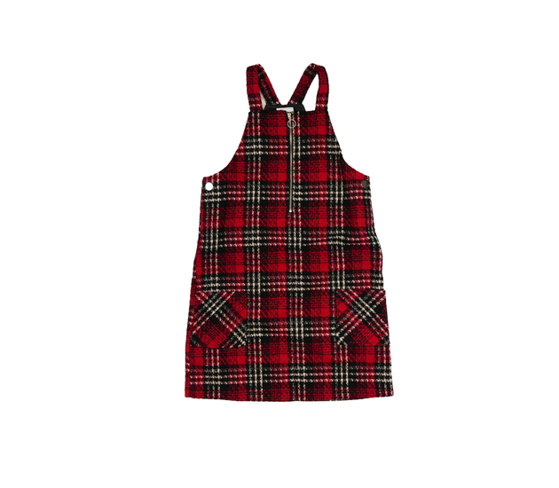 Červeno-černé teplejší šaty 