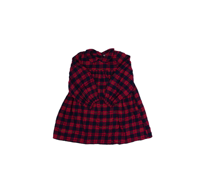 Tmavé kostkované společenské šaty Nutmeg