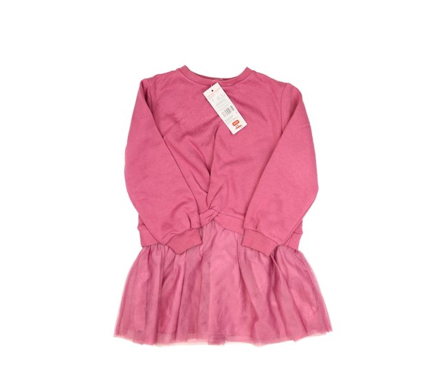 Nové růžové mikinové šaty F&F