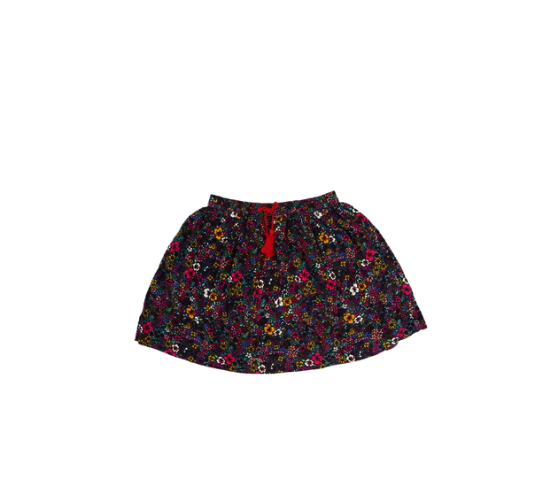 Tmavá květinová sukně Tu 