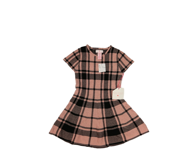 Nové růžovo-černé šaty 