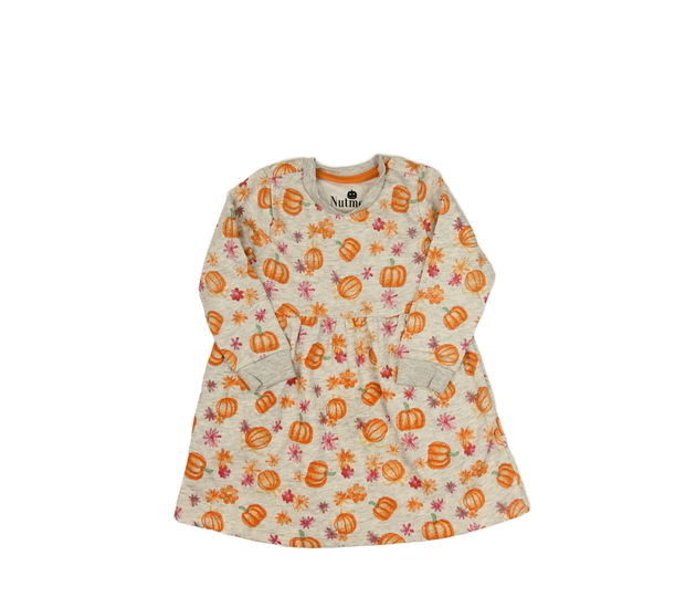 Šedé šaty s dýní Nutmeg 