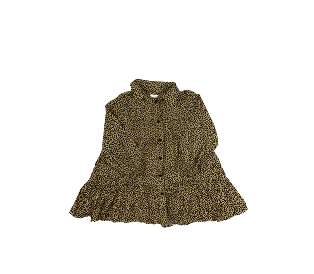 Hnědé vzorované šaty Next