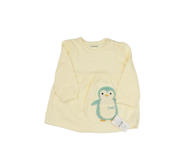 Nové krémové šaty s tučňákem Nutmeg 