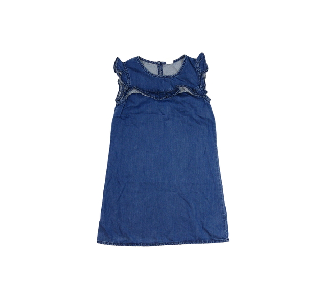 Modré riflové šaty s volánky Next