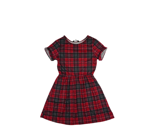 Červené kostkované šaty New Look 