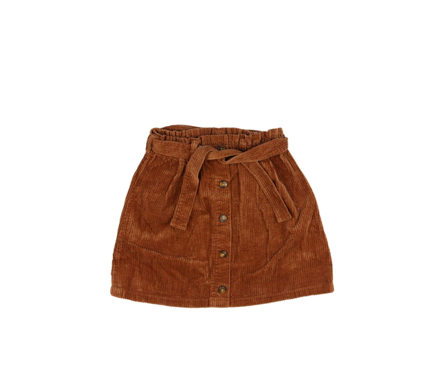 Hnědá manšestrová sukně Next